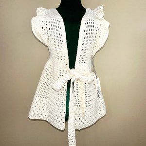 RICHARD RUIZ CROCHET VEST (VINTAGE)